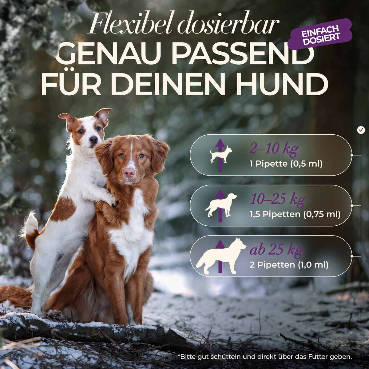ENEMEL Fell & Haut-Komplex für Hunde